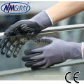 NMSAFETY EN388:2016 4121X palm coated nitrile hand gloves for construction work